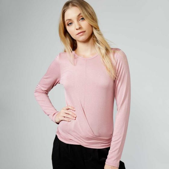 BLUSA CASUAL KAFE D006 ~ DAMA Rosa