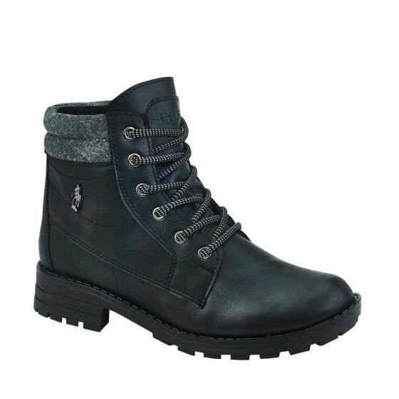 Botas estilo Heavy Negro Unisex Hpc Polo 5303 - Conceptos