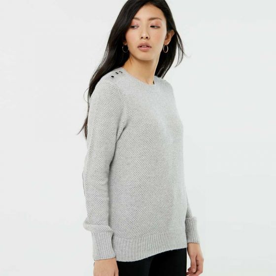 SUETER CASUAL SAO PAULO W98A ~ DAMA Gris