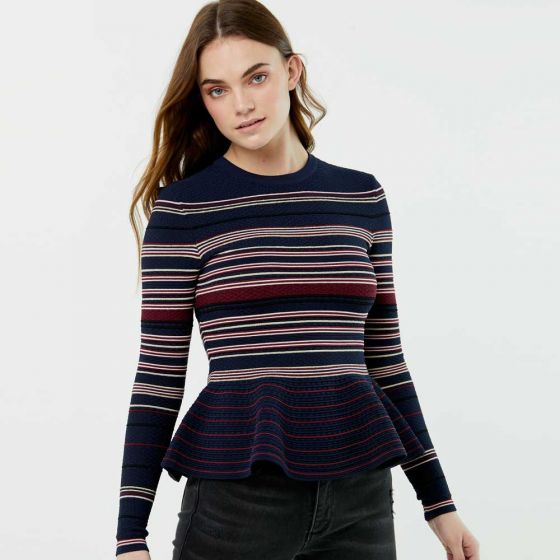 SUETER CASUAL SAO PAULO W99A ~ DAMA Azul