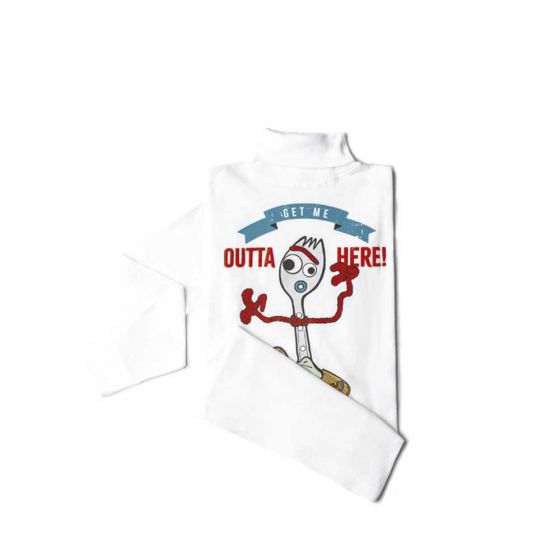 PLAYERA CASUAL TOY STORY 4 7838 ~ NIÑO Blanco