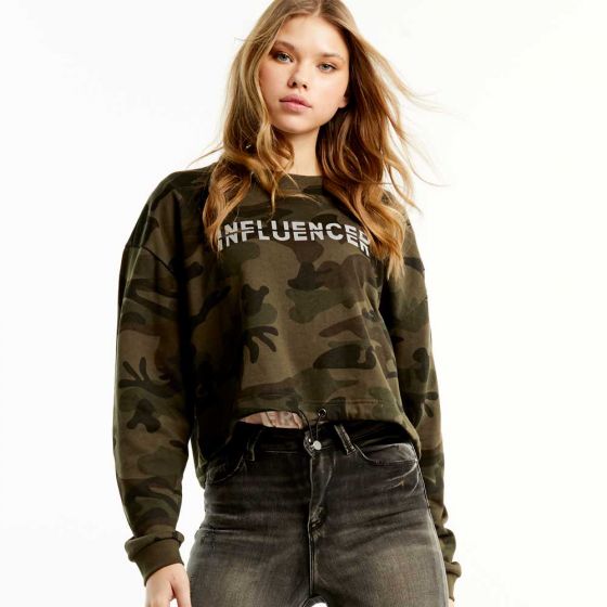 SUDADERA CASUAL LOVE TO LOUNGE RD10 ~ DAMA Verde