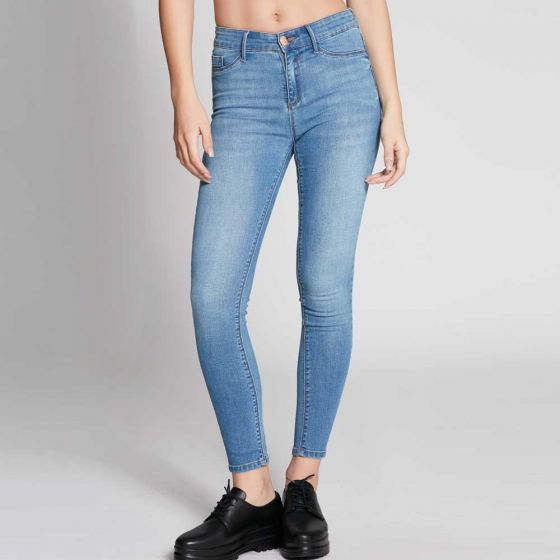 JEANS CASUAL ATMOSPHERE DNM 8573 ~ DAMA Azul
