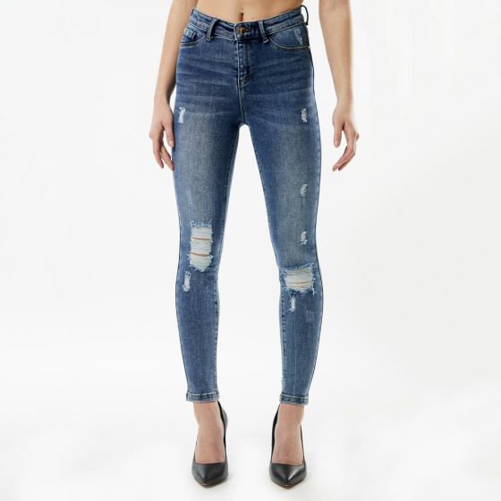 JEANS CASUAL ATMOSPHERE DNM PR60 ~ DAMA Azul