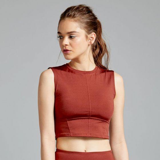 Top Deportivo Naranja para Mujer Prokennex KENBOO 3993 - Conceptos