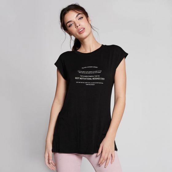 Playera Deportiva Negra para Mujer Prokennex KENBOO 4582 - Conceptos