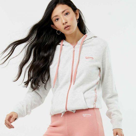 Chamarra deportiva Gris para Mujer Prokennex 5428 - Conceptos