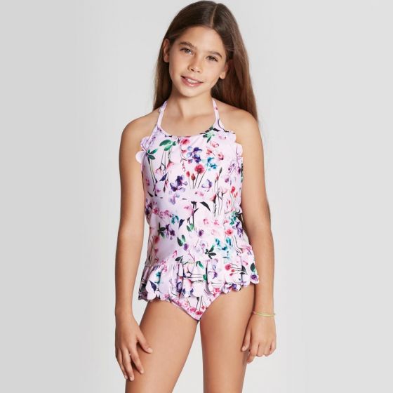 TRAJE DE BAÑO PINK BY PRICE SHOES 9527 ~ NIÑA Morado