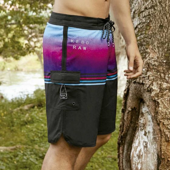 SHORT DE PLAYA KEBO RAW 5377 ~ CABALLERO Multicolor