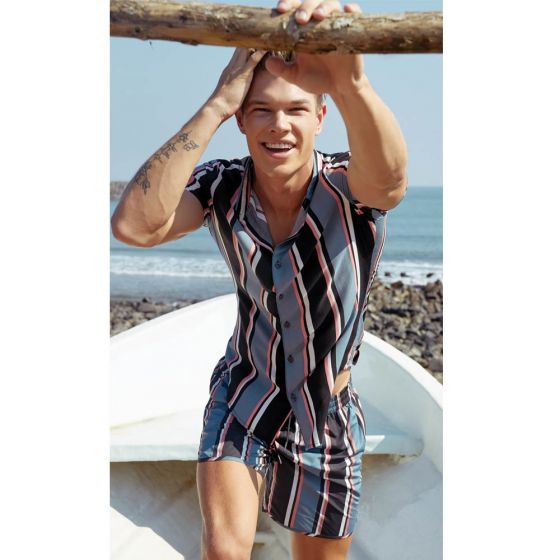 Shorts Casuales Multicolor Hombre Kebo Raw SW20