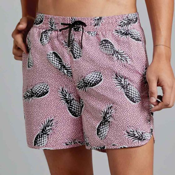 Kebo Raw SW20 Men's Pink Casual Shorts