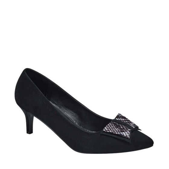 ZAPATILLA DE VESTIR YAELI FASHION IA01 ~ DAMA Negro