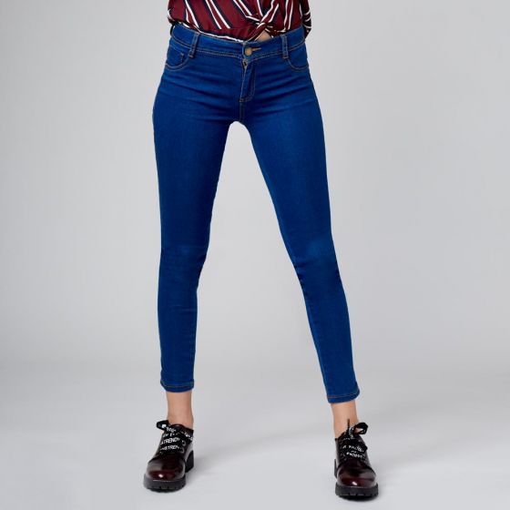 JEANS CASUAL FERGINO PS3 ~ DAMA Azul
