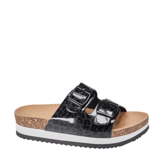 SANDALIA CASUAL VI LINE FASHION AM70 ~ DAMA Negro