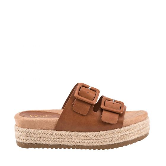 SANDALIA CASUAL VI LINE FASHION RI28 ~ DAMA Café