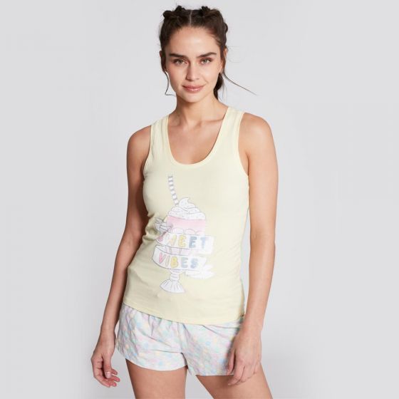 PIJAMA LOVE TO LOUNGE P901 ~ DAMA Amarillo