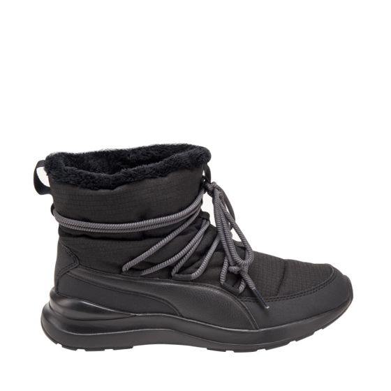 TENIS CASUAL TIPO BOTA PUMA ADELA WINTER BOOT 6201 ~ DAMA Negro SPORTLIFESTYLE