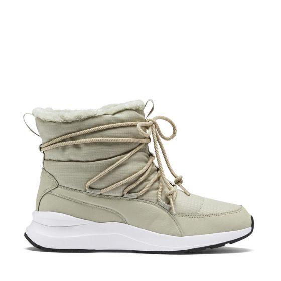 TENIS CASUAL TIPO BOTA PUMA ADELA WINTER BOOT 6202 ~ DAMA Blanco SPORTLIFESTYLE