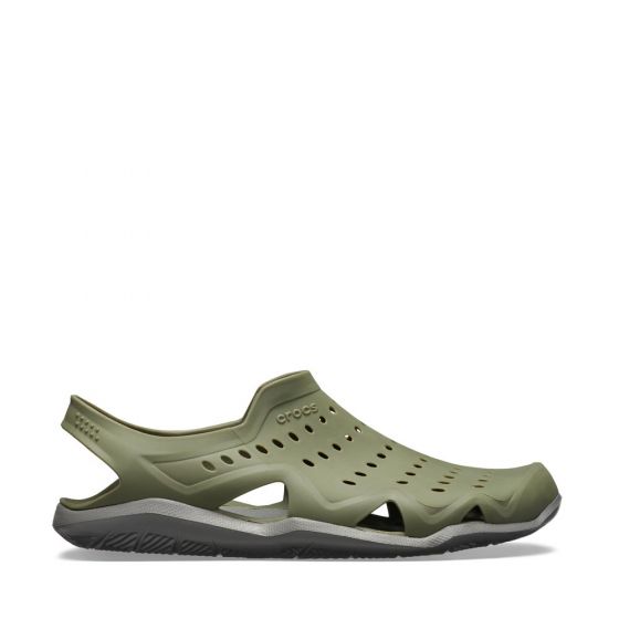 SANDALIA PARA PLAYA CROCS SWIFTWATER WAVE M 633T ~ CABALLERO Verde SWIMMING