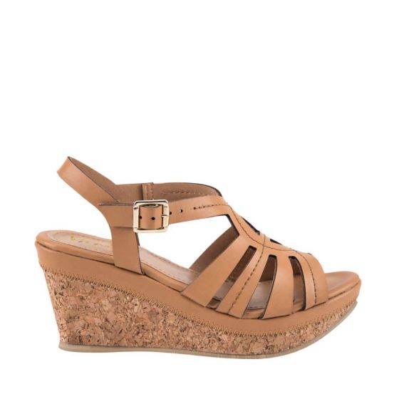 SANDALIA CASUAL VI LINE 1907 ~ DAMA Café