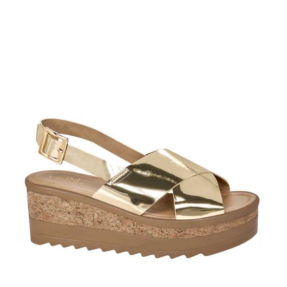 SANDALIA CASUAL VI LINE FASHION 6108 ~ DAMA Oro