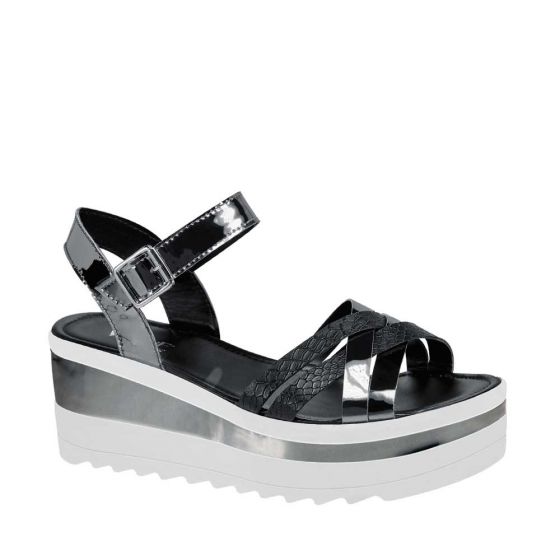 SANDALIA CASUAL VI LINE FASHION 6102 ~ DAMA Negro