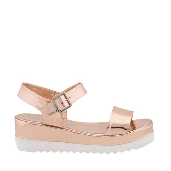 SANDALIA CASUAL VI LINE FASHION PSA2 ~ DAMA Oro