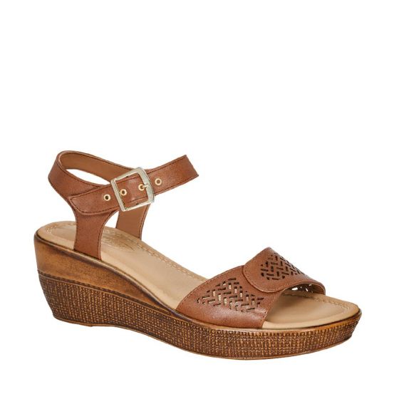 SANDALIA CONFORT SHOSH 5103 ~ DAMA Rojo