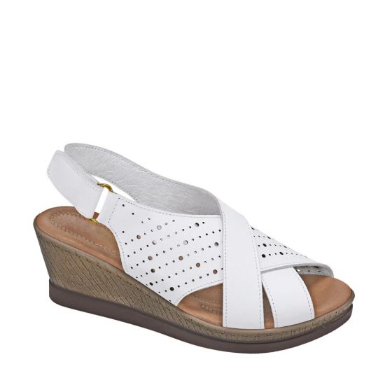 SANDALIA CONFORT SHOSH 417 ~ DAMA Blanco