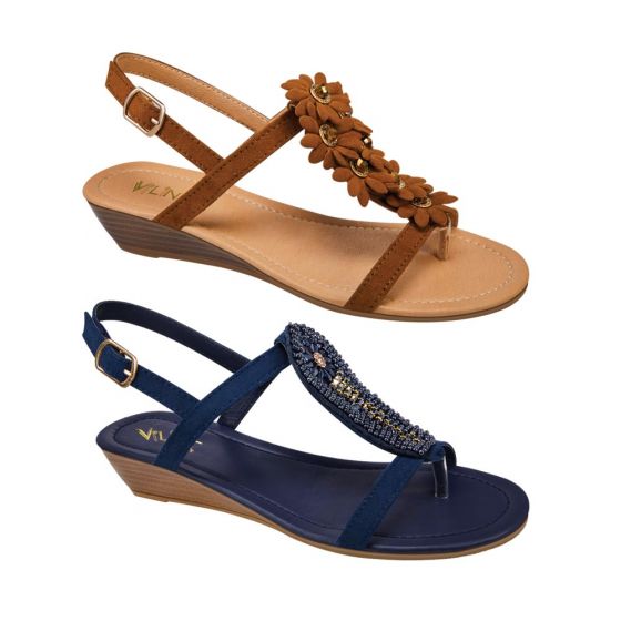 SANDALIA CASUAL VI LINE 6104 ~ DAMA Azul