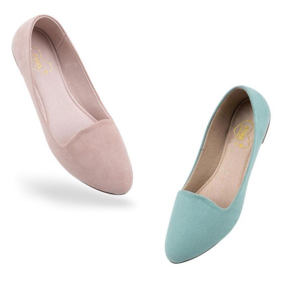 PINK CASUAL BALLERINA KIT BY PRICE SHOES 100