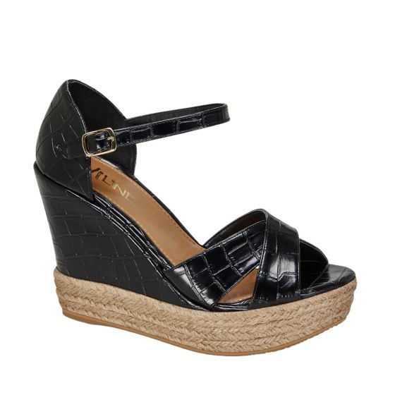 SANDALIA CASUAL VI LINE FASHION 1953 ~ DAMA Negro