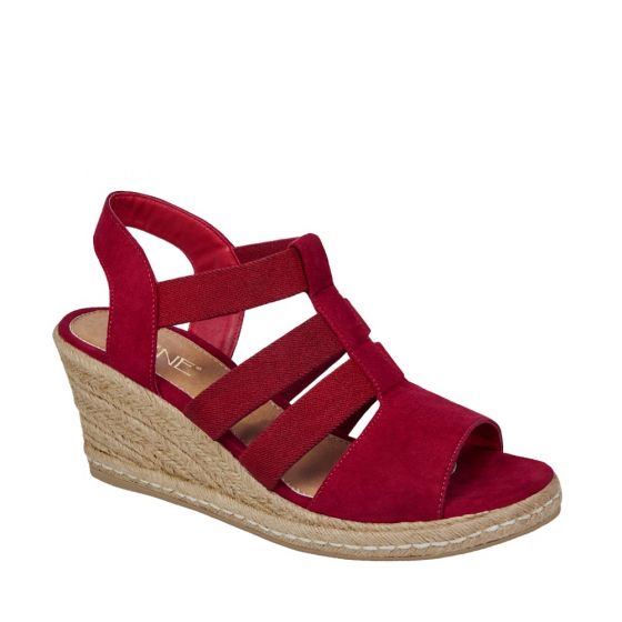 SANDALIA CASUAL VI LINE 1951 ~ DAMA Rojo