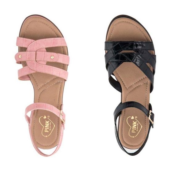 PINK CASUAL SANDAL KIT BY PRICE SHOES 1007