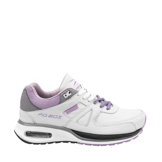 TENIS DEPORTIVO PARA CAMINAR PO BOX 367 ~ DAMA Blanco