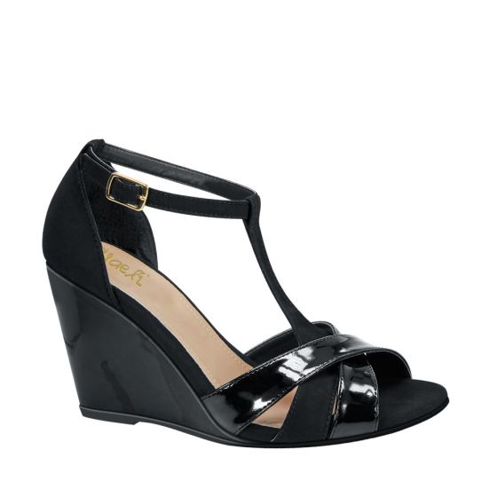 SANDALIA DE VESTIR YAELI1204 ~ DAMA Negro
