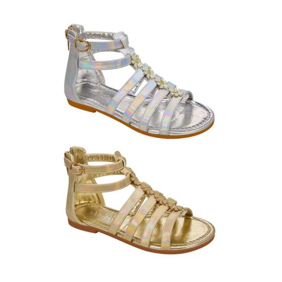 SANDALIA CASUAL VIVIS SHOES KIDS 1108 ~ NIÑA Plata