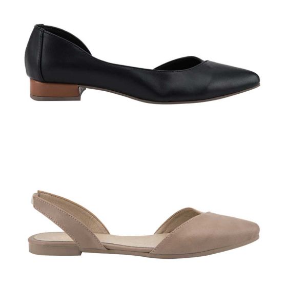 BALLERINA CASUAL PINK BY PRICE SHOES 5706 ~ DAMA Negro