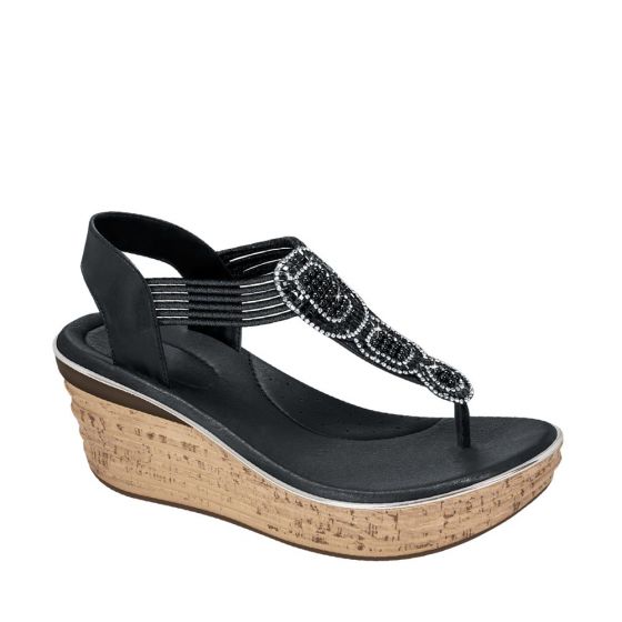 SANDALIA CASUAL VI LINE 2002 ~ DAMA Negro