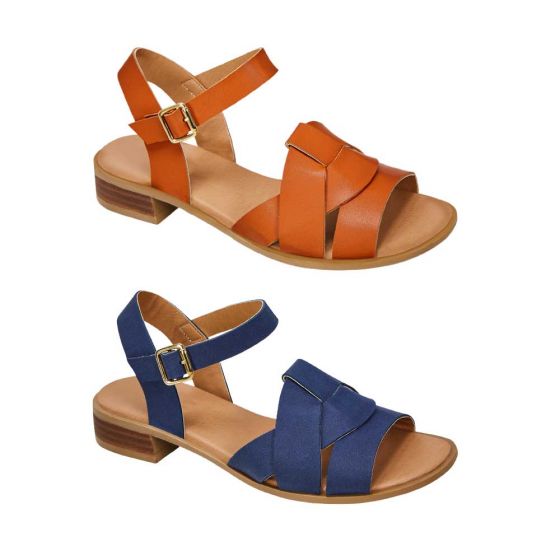 SANDALIA CASUAL VI LINE 8602 ~ DAMA Azul