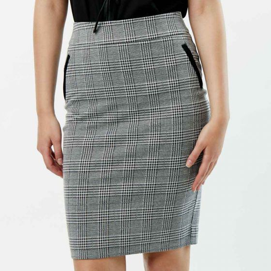 FALDA CASUAL YAELI FASHION VERY ~ DAMA Negro