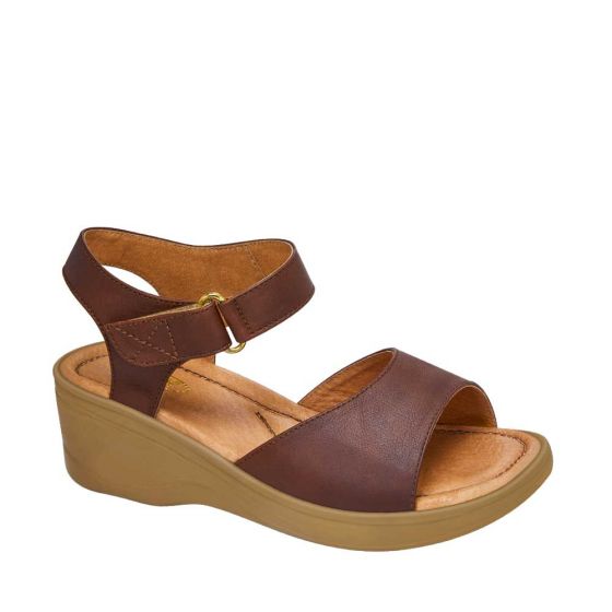 SANDALIA CONFORT SHOSH 8500 ~ DAMA Café