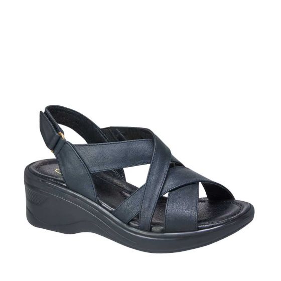 SANDALIA CONFORT SHOSH 8501 ~ DAMA Negro