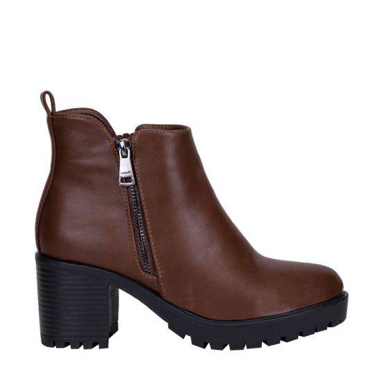 Botas Vintage Rockeras Cafés Mujer Tierra Bendita A823 - Conceptos