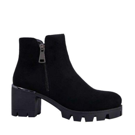 Botas Vintage Rockeras Negras Mujer Tierra Bendita G804 - Conceptos