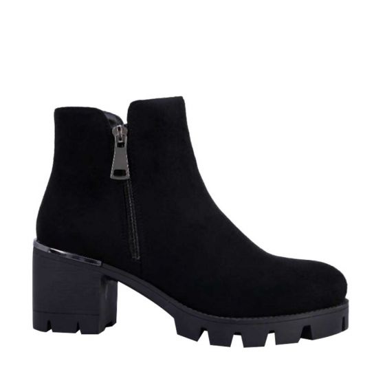 Botas Vintage Rockeras Negras Mujer Tierra Bendita G804