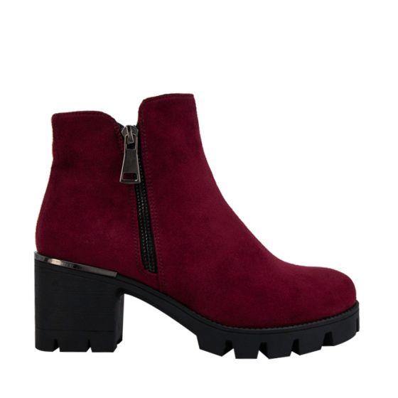 Botas Vintage Rockeras Rojas Mujer Tierra Bendita G804 - Conceptos