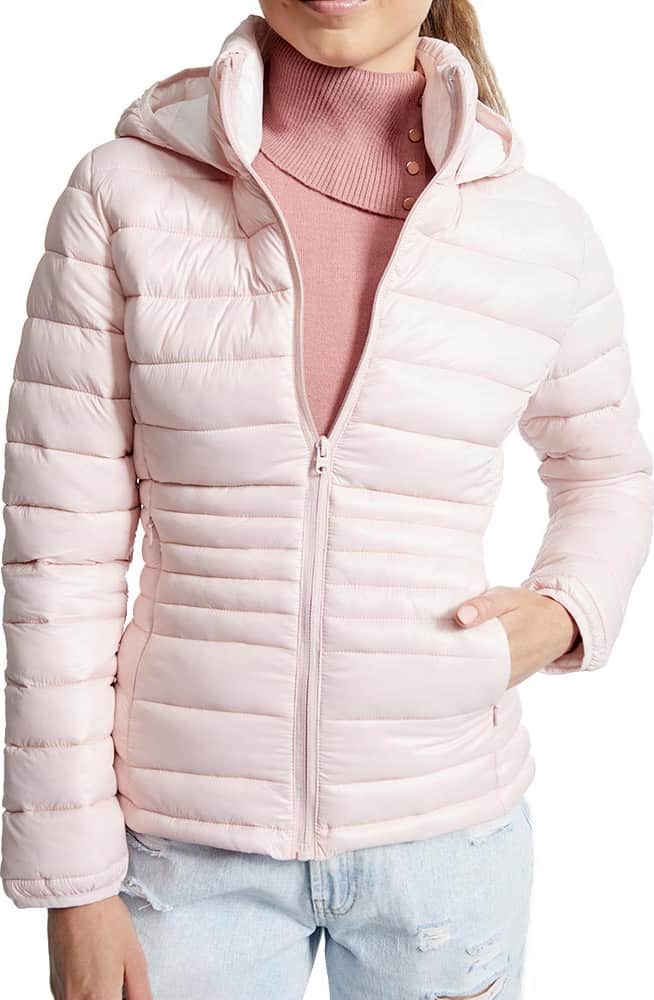 Chamarra Corta Con Capucha