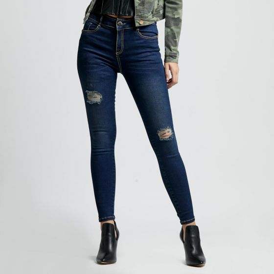 JEANS CASUAL FERGINO 2063 ~ DAMA Azul