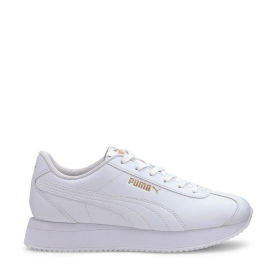 TENIS CASUAL PUMA TURINO STACKED 1501 ~ DAMA Blanco SPORTLIFESTYLE